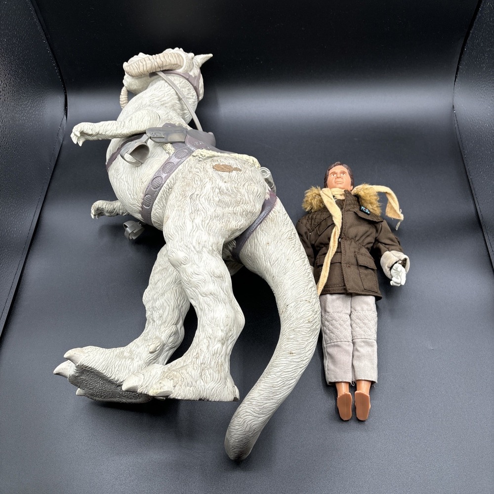 HAN SOLO & TAUNTAUN 1:6 Scale Star Wars Out of Pkg Hoth Gear 1990s Vintage